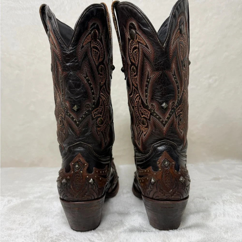 Brown Leather Western Boots - Picture 5 of 10